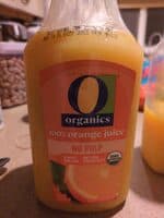 ORGANIC NO PULP ORANGE JUICE, ORANGE