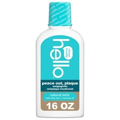 Peace out, plaque Antigingivitis/antiplaque mouthwash