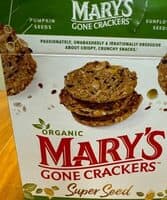 Basil +garlic crackers