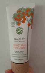 Crema de manos regenerante orange juice. Naobay