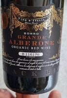 Grande Alberobello organico red wine